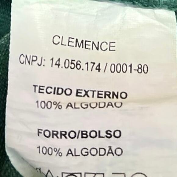 Clemence Women's Green High Waist Straight Wide Leg Denim Jeans Pants Size 10 - Picture 5 of 5